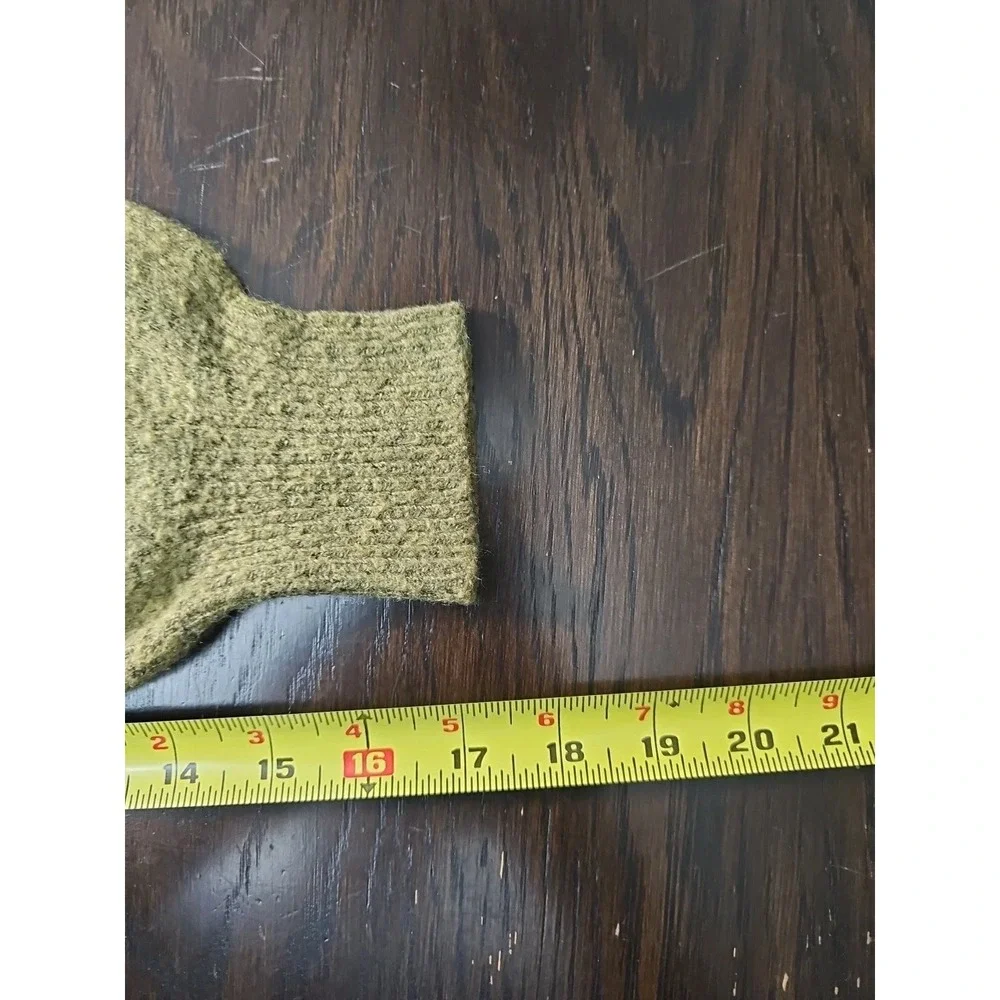 Ann Taylor LOFT Pullover Sweater Knit‎ S Green Long Sleeves Warm Soft